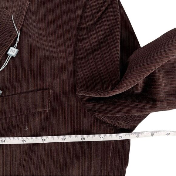 Madison Brown Striped Modern Fit Sport Coat Blazer Men’s Size 38R NWT - Picture 10 of 12